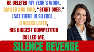 He Deleted My Year’s Work And Told Me To Start Over — Then His Biggest Rival Hired Me