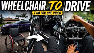 How I Transfer From Wheelchair To Car & Drive With Hand Controls♿️