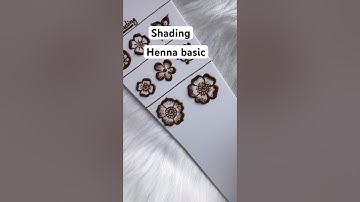 Shading / Henna basic part-6/ #shorts #mehndi #flower #petals #shading #mehndidesign #trending #fyp