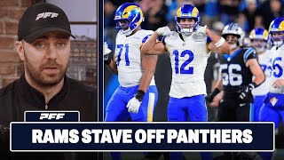 Los Angeles Rams vs. Carolina Panthers Review | PFF Grade Release Show screenshot 5