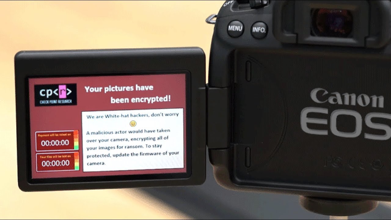 DSLR cameras are vulnerable to ransomware. - YouTube