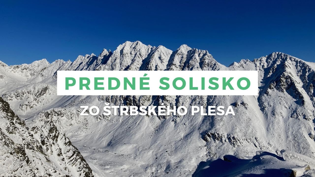 Vysoké Tatry - Predné Solisko  | Zo Štrbského Plesa | V zime | 2160p60 | 4K