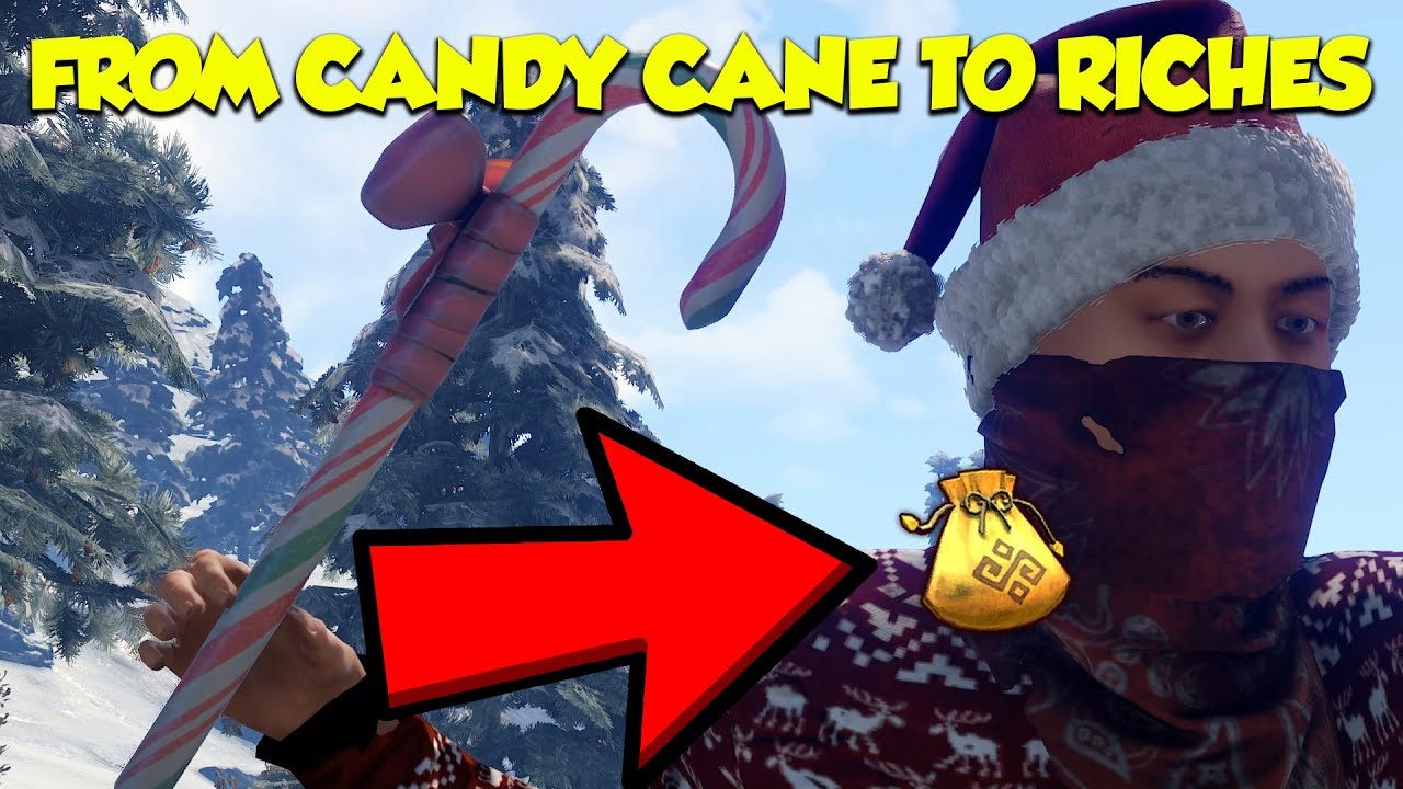 Candy Cane To RICHES Rust YouTube