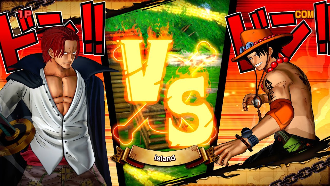 Shanks vs Ace - One Piece: Burning Blood