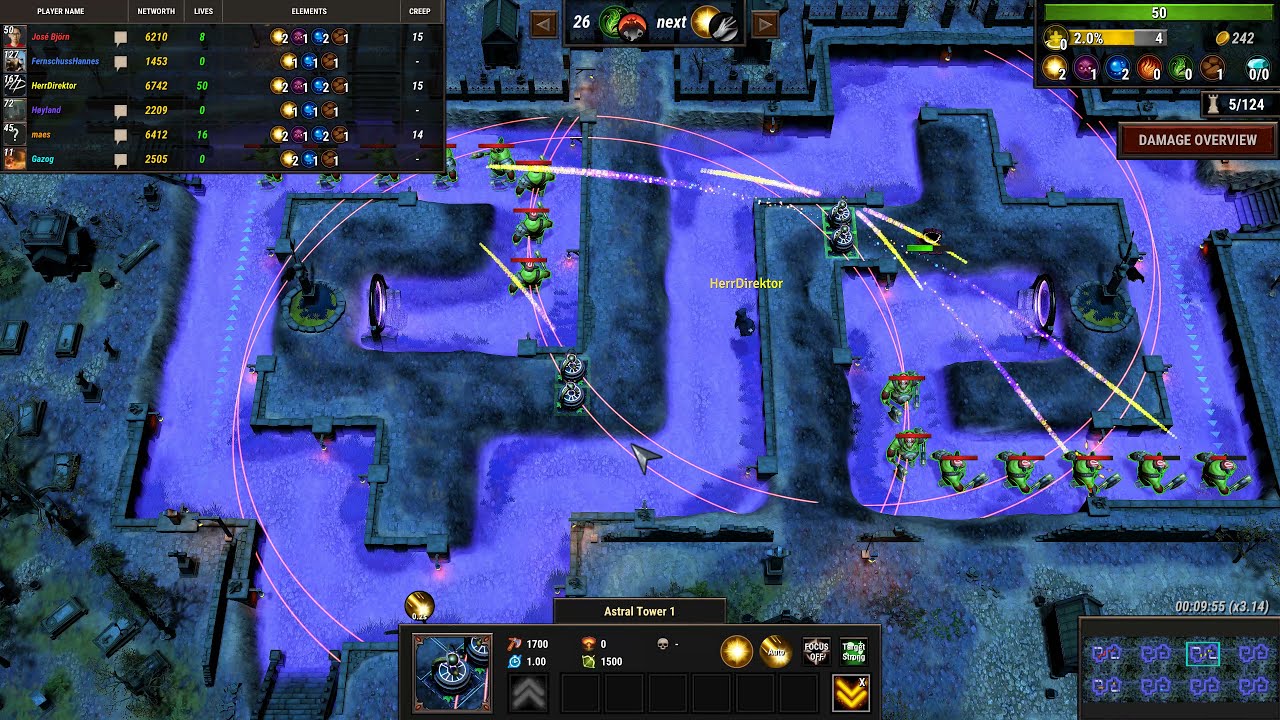 How Strong is the Astral Tower on Wasteland? Yes. | Element Tower Defense 2 | 4K Ultra Gameplay