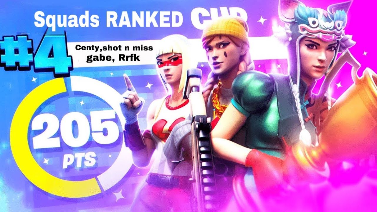 I played the squads ranked cup and shocked myself *NEW SQUAD!!!*