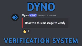 How To Setup a Discord Verification System With Dyno (2025)