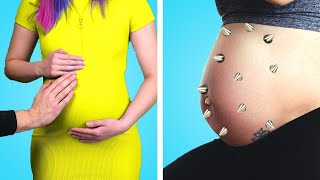FUNNY PREGNANCY SITUATIONS! Best Pregnancy Hacks & Other DIY Ideas For Girls