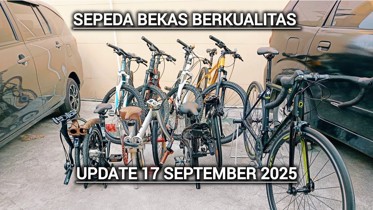 Jual sepeda bekas berkualitas Update Rabu 17 September 2025 lokasi lagoa Koja Jakarta Utara 