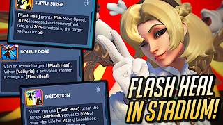 Mercy's Flash Heal is Crazy in Stadium! ⭐️ Mercy's Stadium Rework - Overwatch