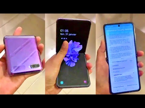 Samsung Galaxy Z Flip - First Hands On Video