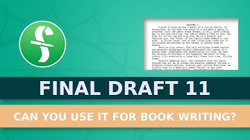 Can You Use Final Draft For Book Writing?
