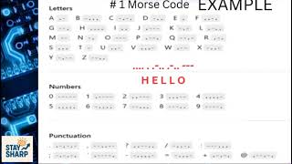 Can you solve the Morse Code Speed Challenge Stay Sharp