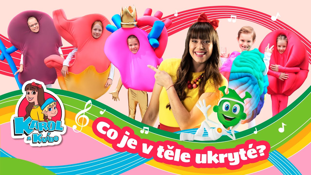 Karol a Kvído - Co je v těle ukryté? - Písničky pro děti