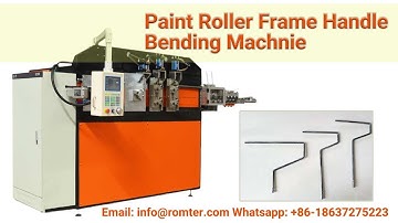 Automatic Paint Roller Frame Handle Bending Making Machine