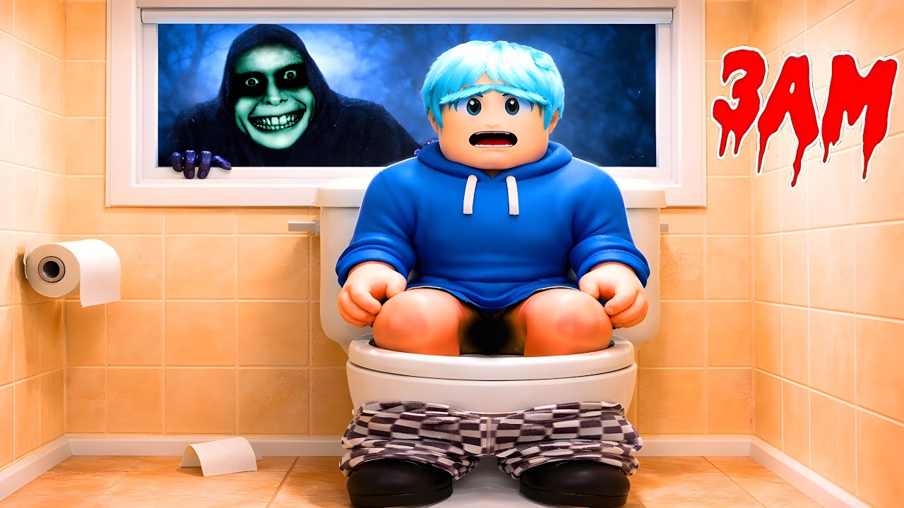 မနက်(၃)နာရီမှာ တစ်ယောက်ထဲအီးမပါနဲ့/ Roblox Go To The Toilet At 3AM