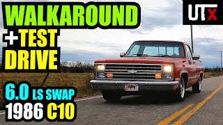 THE FINAL COUNTDOWN  Test Drive + WALKAROUND  6.0 LS Swapped 1986 Chevy C10  UTX