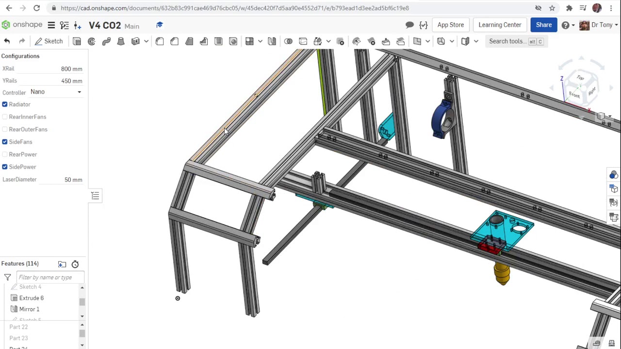 CO2 intro   Frame cut list