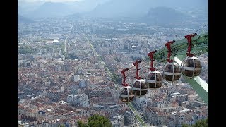Places to see in ( Grenoble - France ) Grenoble Bastille Cable Car