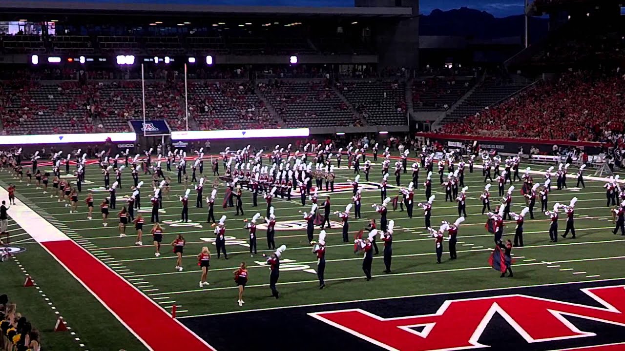 The pride of Arizona band plays BEAR DOWN ARIZONA