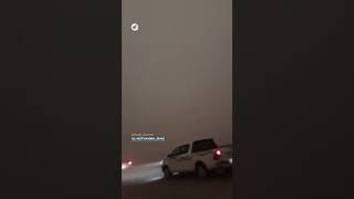 A massive sandstorm swept across the Al Muthanna desert in Iraq