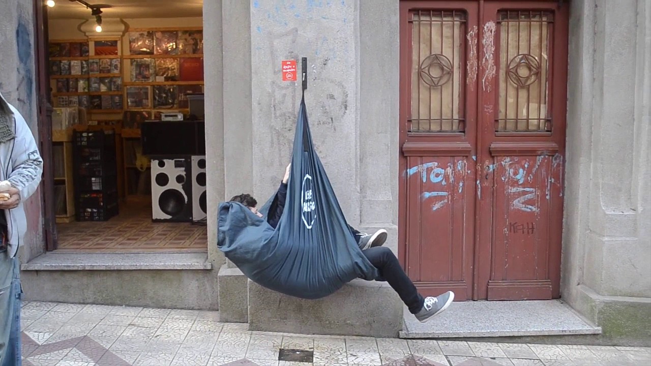 Hammock Shelter A dignified shelter for homeless people brought by