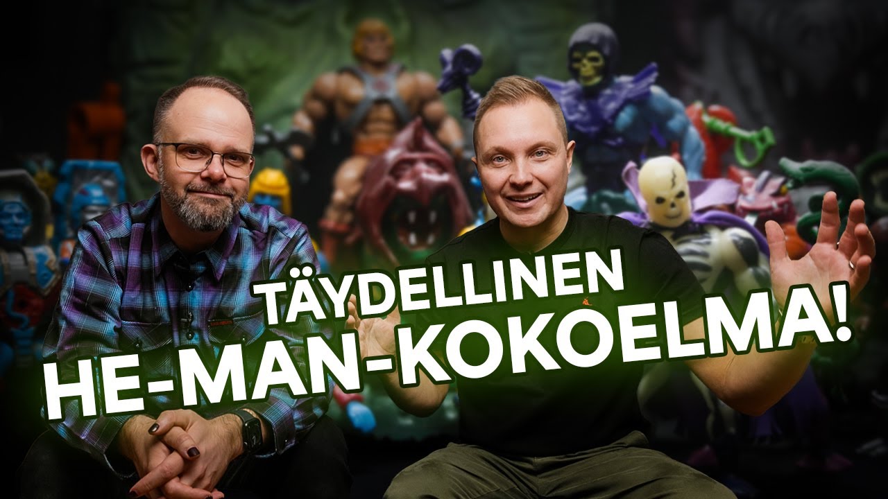 SUURI HE-MAN JAKSO: FIGUURIT & RETROPELIT!