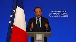 Syrie: Hollande prêt à reconnaitre un gouvernement provisoire