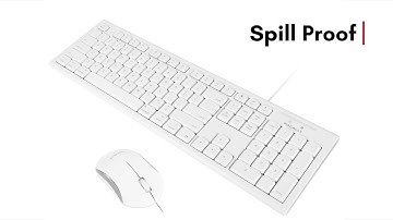 Full-Size USB-A Keyboard & Mouse Combo - Sleek, Silent, and Efficient! | QKEYCOMBO