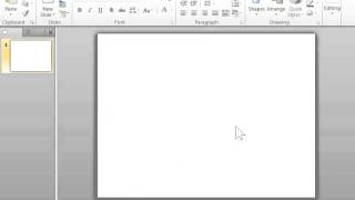 PowerPoint 2010 Create a Presentation from Scratch