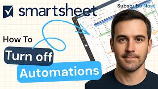How to Turn Off Automations in Smartsheet (Workflow Disable Guide) | Smartsheet Tutorial 2026