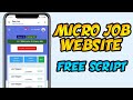 একদম ফ্রি Micro Job Script 😱 | ফ্রি Micro Job Website Script | এখনই ডাউনলোড করুন 