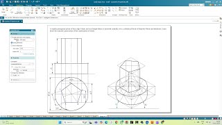 Isometric Projection 13: Pentagonal Prism on Cylindrical Slab