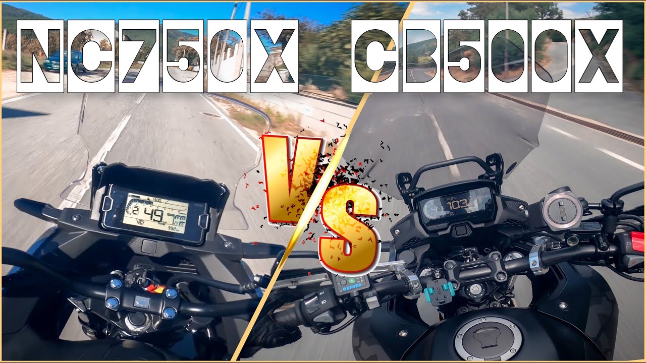 Honda NC750X vs Honda CB500X RAW COMPARISON 💪 YouTube