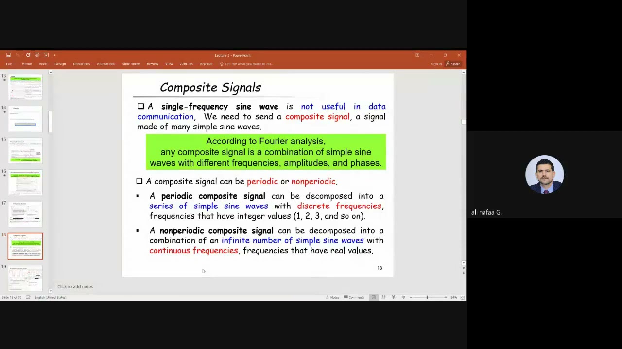 الفصل الأول | أسس شبكات الحاسوب | المحاضرة الحادية عشرة