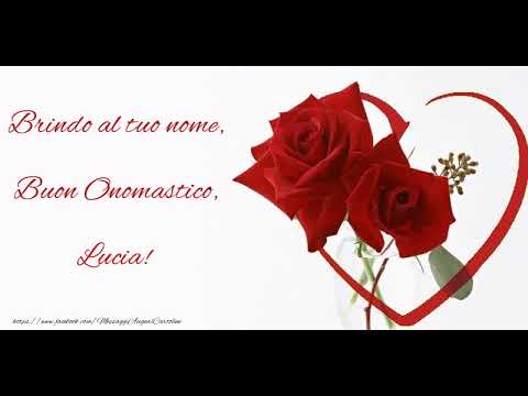 Buon Onomastico Lucia Youtube