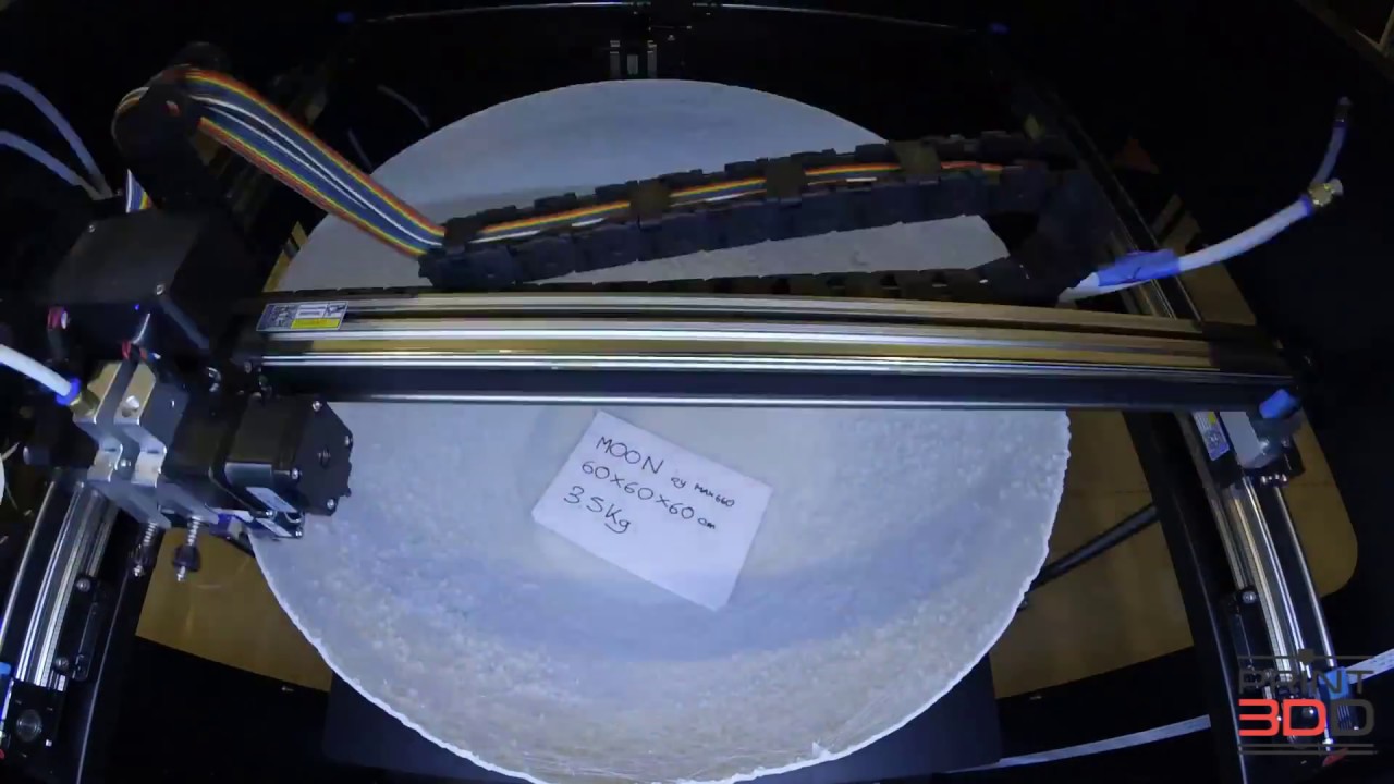 FullScale Max660 Max Size test : ทดสอบพิมพ์เต็มฐาน 72ชม. - YouTube