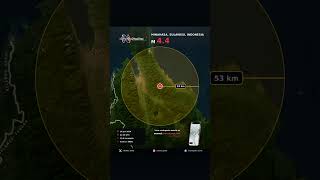 M4.4 Earthquake | MINAHASA, SULAWESI, INDONESIA, Indonesia | Voice Alert #Shorts