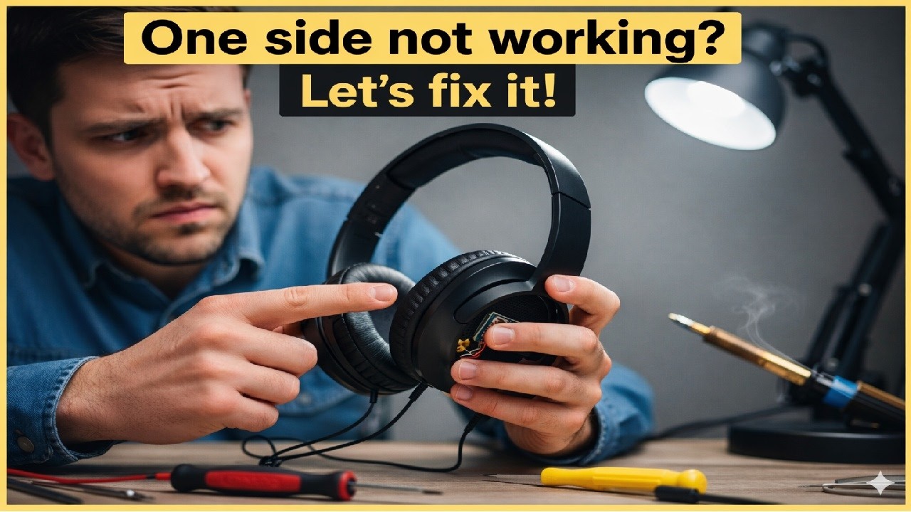 IE197: Bluetooth headset with one side not working? Lets Fix it