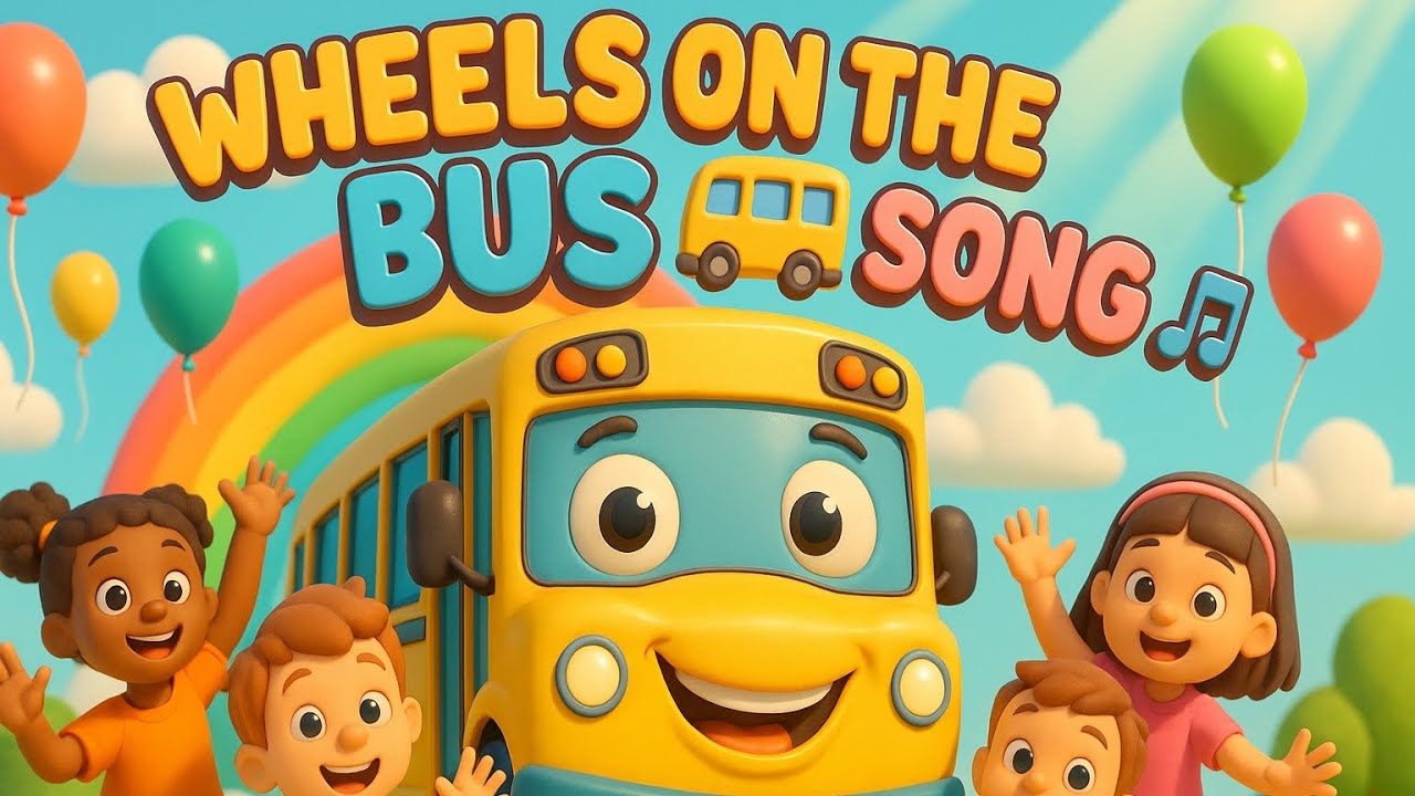 Wheels on the Bus 🚌 | Fun Kids Song | Little Land Nursery Rhymes | 