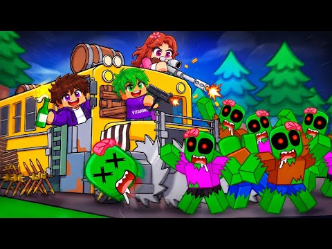 Roblox Shredder Bus VS ZOMBIES