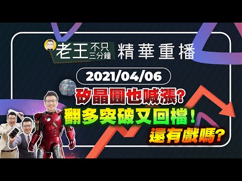 【精華重播】矽晶圓也喊漲？翻多突破又回檔！還有戲嗎？