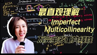 Econometrics |Imperfect Multicollinearity- the most intuitive understanding