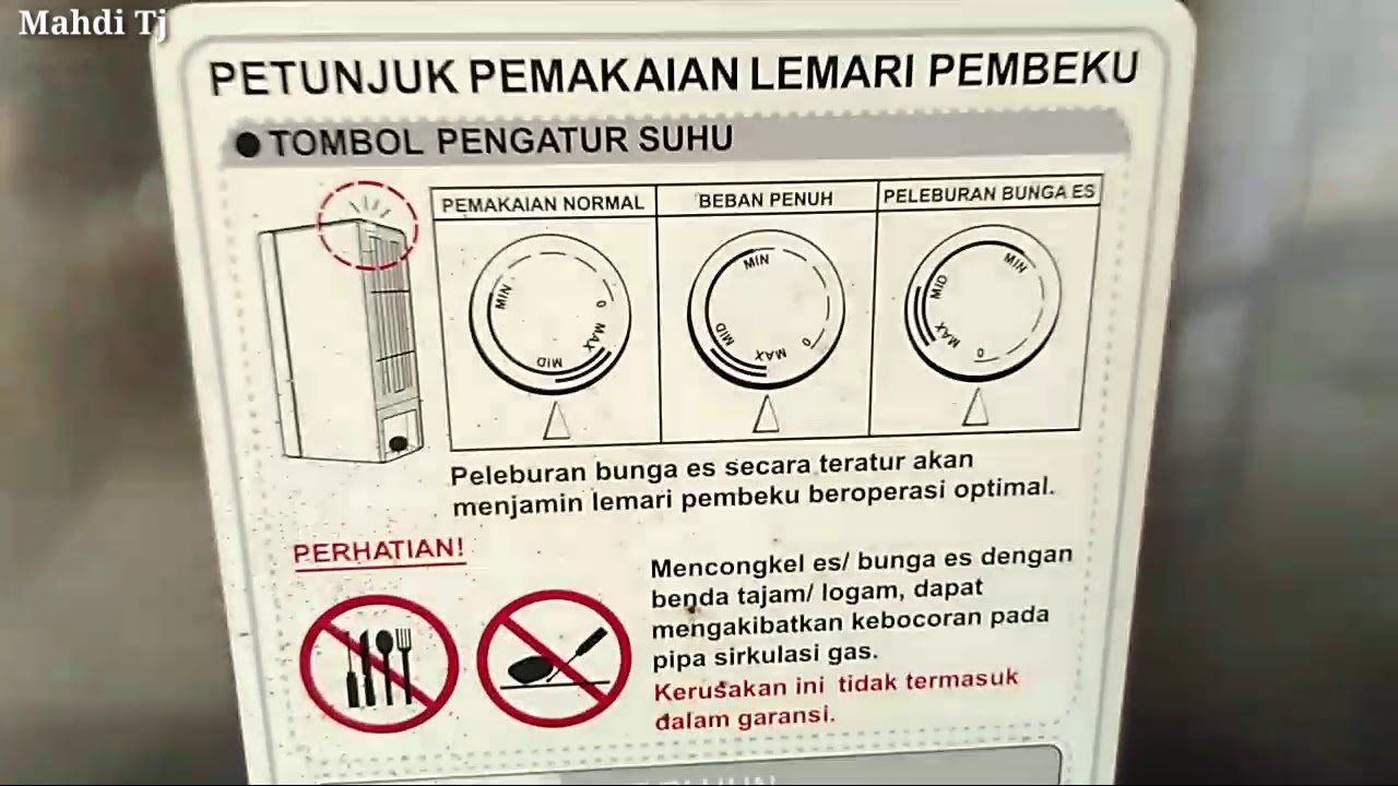 Cara Mengatur Suhu Kulkas Polytron Belleza 1 Pintu - Ini ...