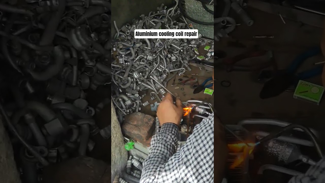 double door fridge ki cooling coil ko kaise repair karenge 