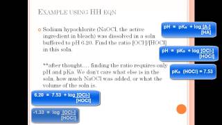 CHEM307 Chapter 9   Buffers Part1of2