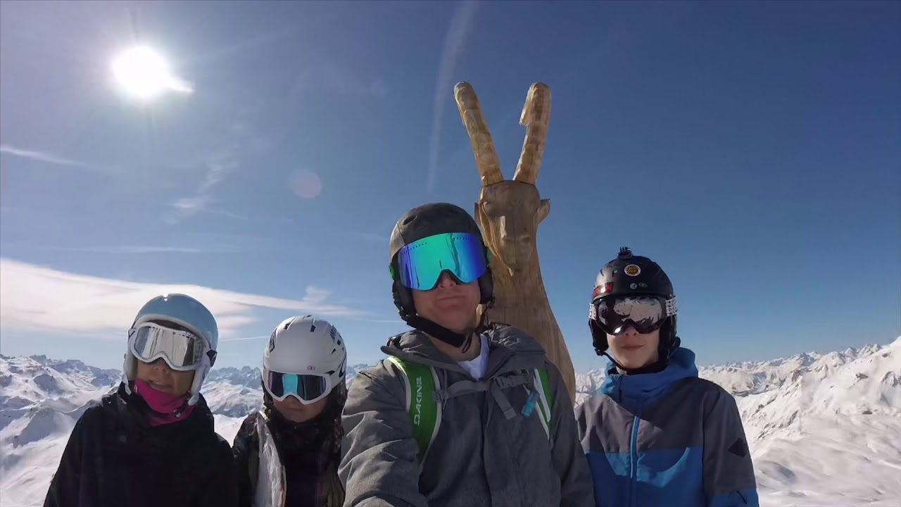 Snowboarding in Les Menuires 2020 YouTube