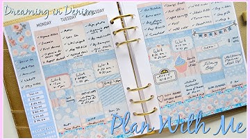 Plan With Me - Dreaming in Denim ft. Blackbird Print Co