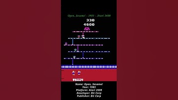 Open, Sesame! - 1983 - Atari 2600 ( Atari VCS ) ( Shorts ) #games #atari #atari2600 #atarivcs #game