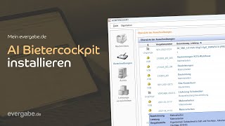 AI Bietercockpit installieren | Mein evergabe.de screenshot 5